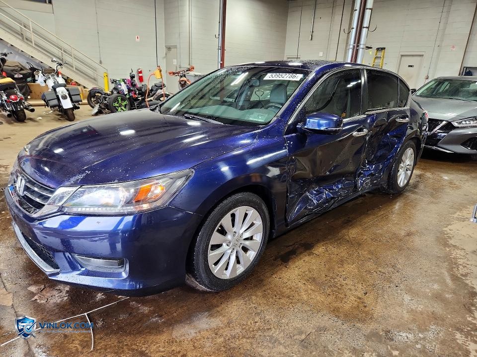 2014 HONDA ACCORD EXL – Lot 53952786 auction photo