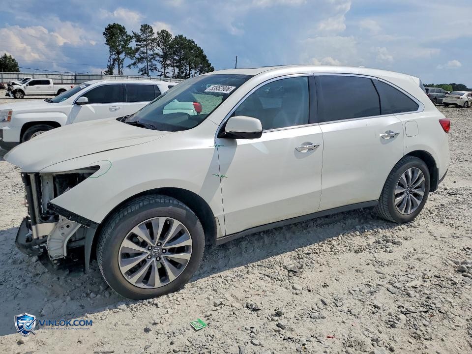2016 ACURA MDX TECHNOLOGY – Lot 53952906 auction photo
