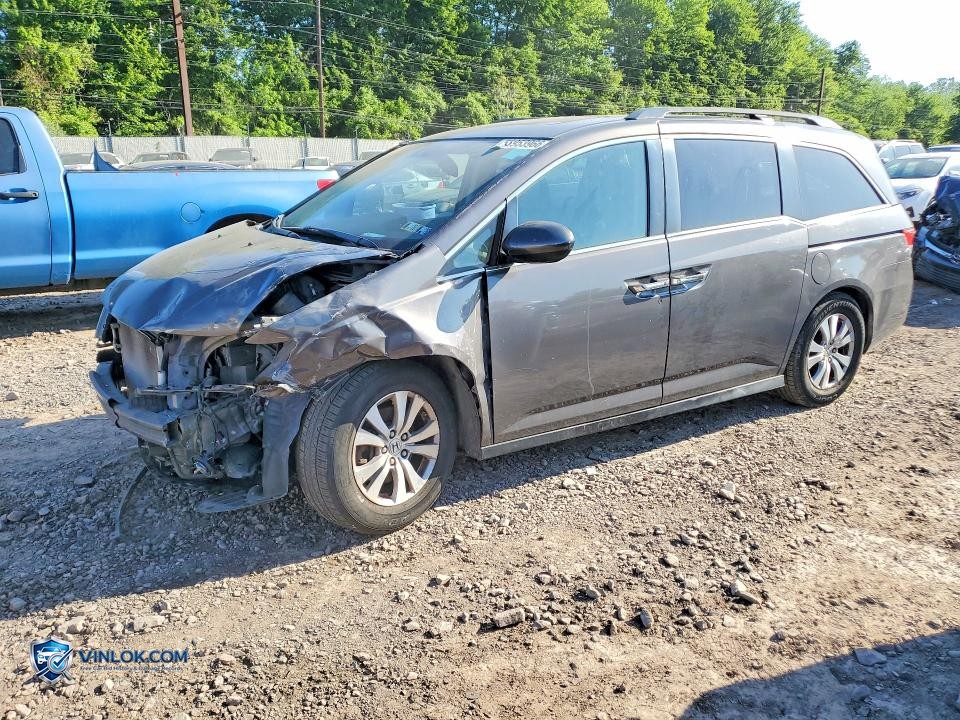 2016 HONDA ODYSSEY EXL – Lot 53953966 auction photo