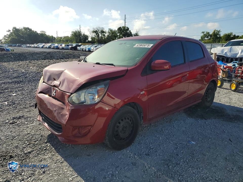 2015 MITSUBISHI MIRAGE DE – Lot 53965076 auction photo