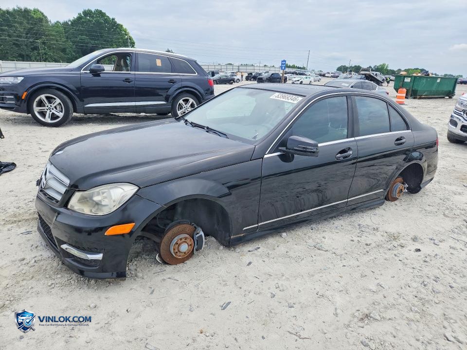 2013 MERCEDES-BENZ C 250 – Lot 53969346 auction photo