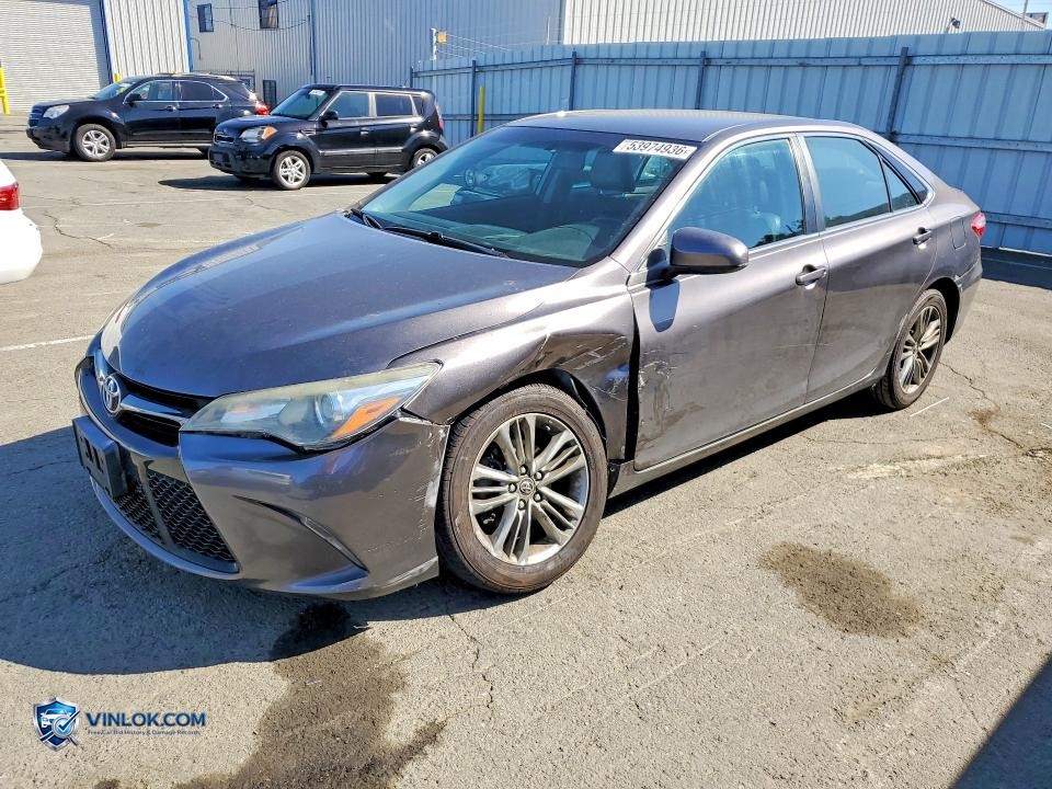 2015 TOYOTA CAMRY SE – Lot 53974936 auction photo