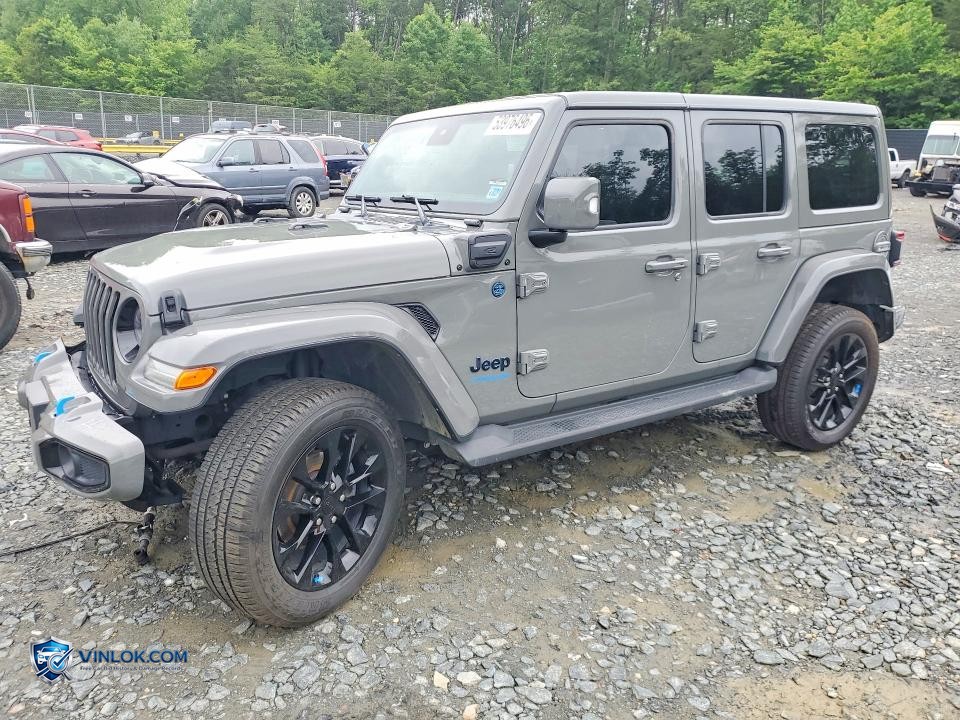 2022 JEEP WRANGLER UNLIMITED SAHARA 4XE – Lot 53976496 auction photo