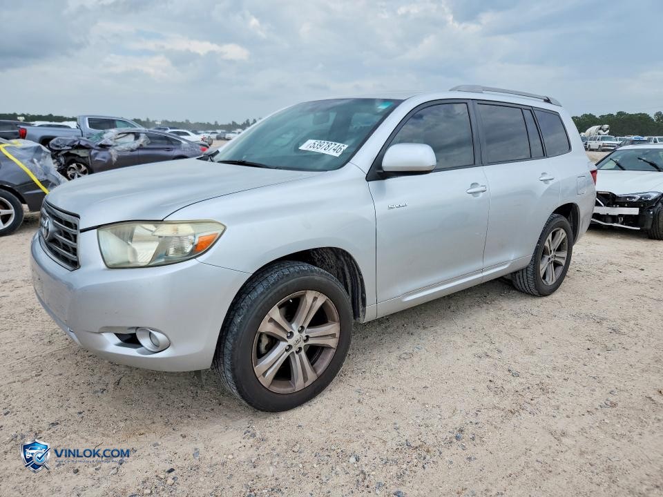 2009 TOYOTA HIGHLANDER SPORT – Lot 53978746 auction photo