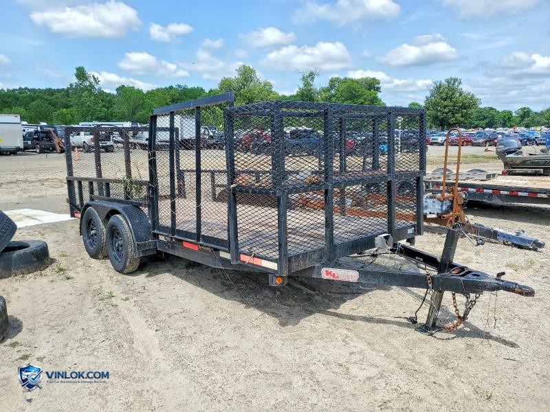2022 KL MANUFACTURING 76"X16'UT TAMDEM UTILITY T – Lot 53984006 auction photo