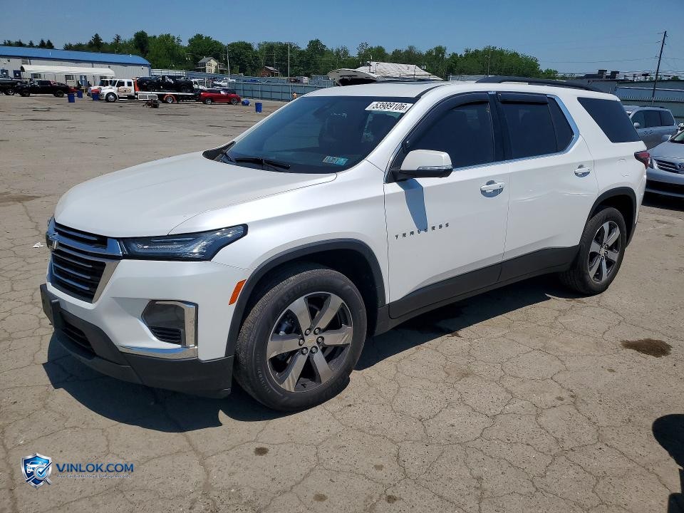 2022 CHEVROLET TRAVERSE LT – Lot 53989106 auction photo