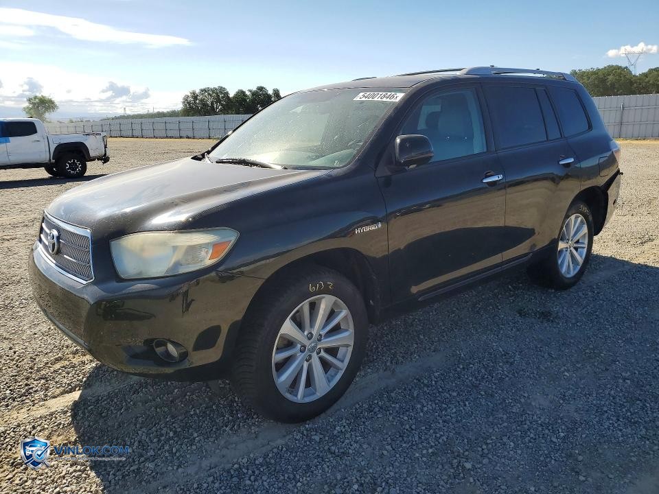2010 TOYOTA HIGHLANDER HYBRID LIMITED – Lot 54001846 auction photo