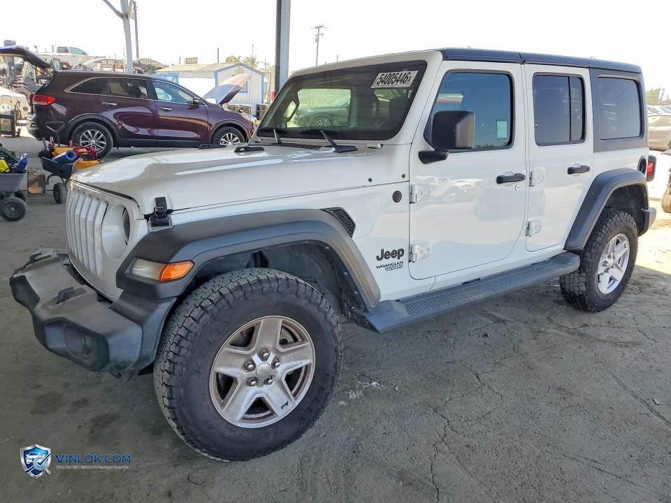 2021 JEEP WRANGLER UNLIMITED SPORT – Lot 54005446 auction photo