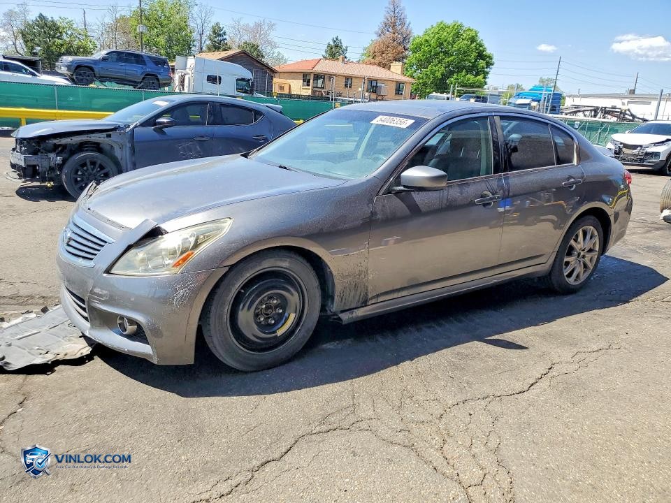 2012 INFINITI G37 SEDAN X – Lot 54006356 auction photo