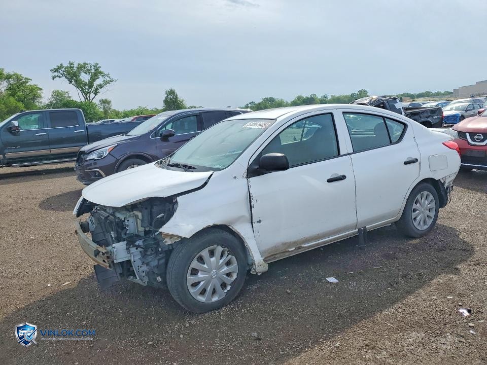 2013 NISSAN VERSA 1.6 S – Lot 54007646 auction photo