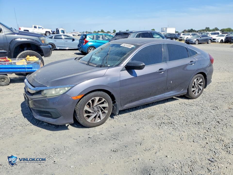 2017 HONDA CIVIC EX – Lot 54010086 auction photo