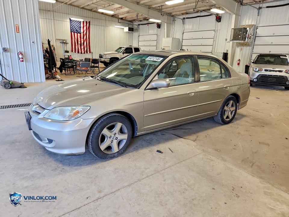 2005 HONDA CIVIC EX – Lot 54012146 auction photo