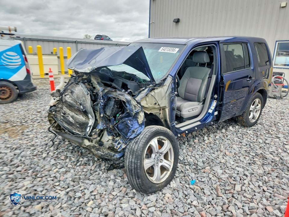 2013 HONDA PILOT EX – Lot 54015096 auction photo