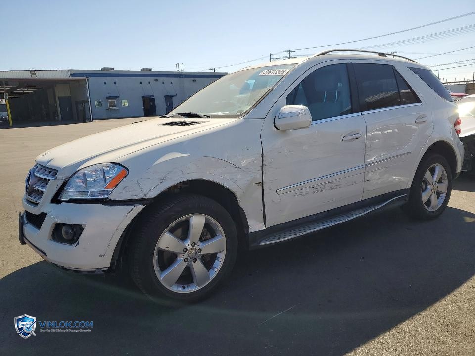 2010 MERCEDES-BENZ ML 350 4MATIC – Lot 54017356 auction photo