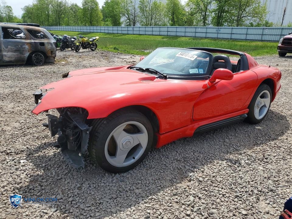 1993 DODGE VIPER RT-10 – Lot 54018486 auction photo