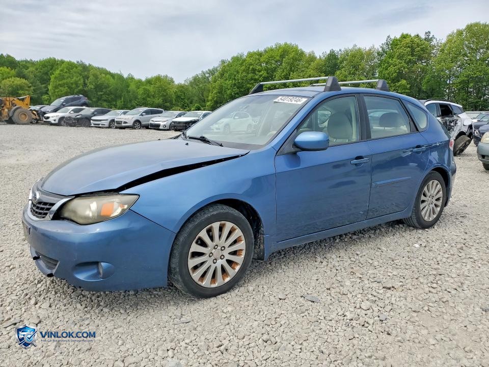 2008 SUBARU IMPREZA 2.5I – Lot 54019246 auction photo