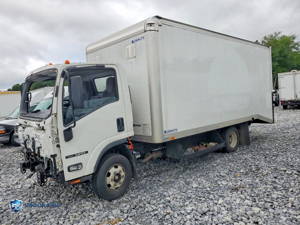 2024 ISUZU NPR BOX TRUCK – Lot 54044326 auction photo