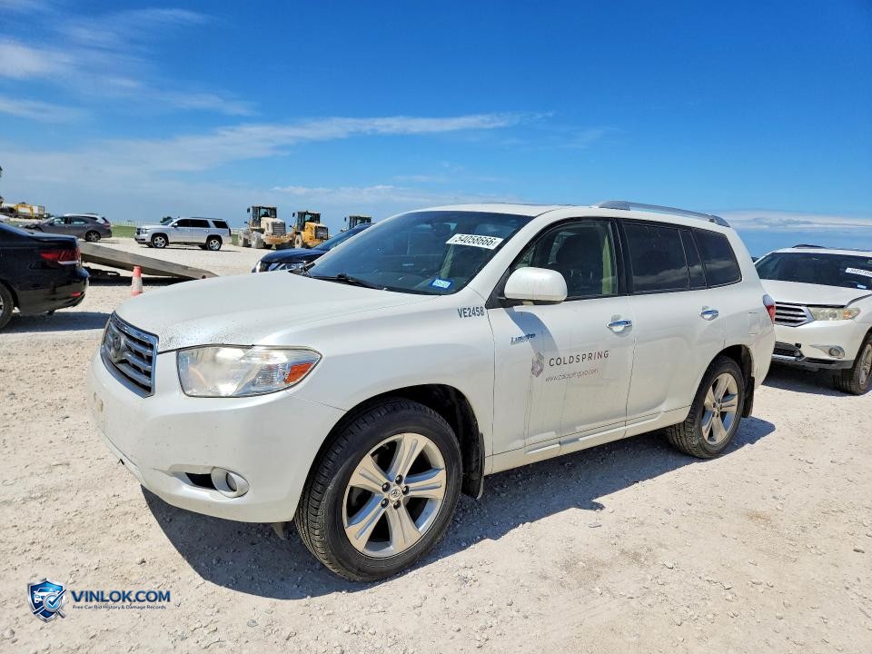 2008 TOYOTA HIGHLANDER LIMITED – Lot 54058666 auction photo