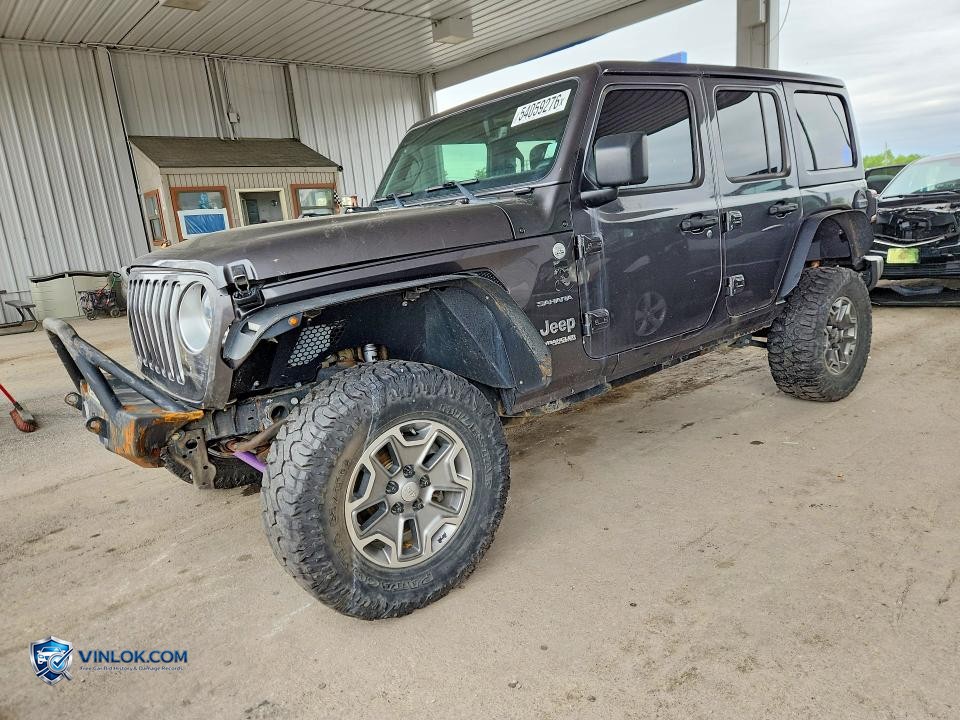 2018 JEEP WRANGLER UNLIMITED SAHARA – Lot 54059276 auction photo