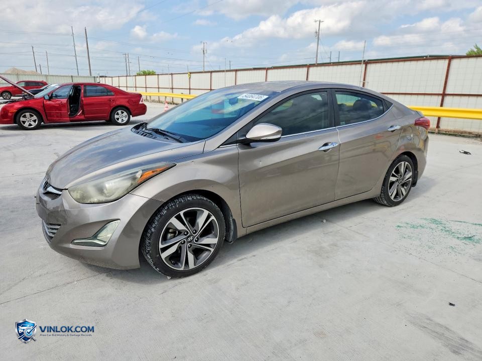 2014 HYUNDAI ELANTRA LIMITED – Lot 54064706 auction photo