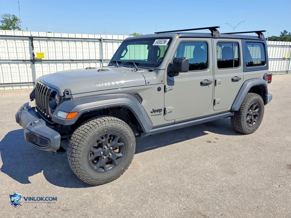 2022 JEEP WRANGLER UNLIMITED SPORT – Lot 54065296 auction photo