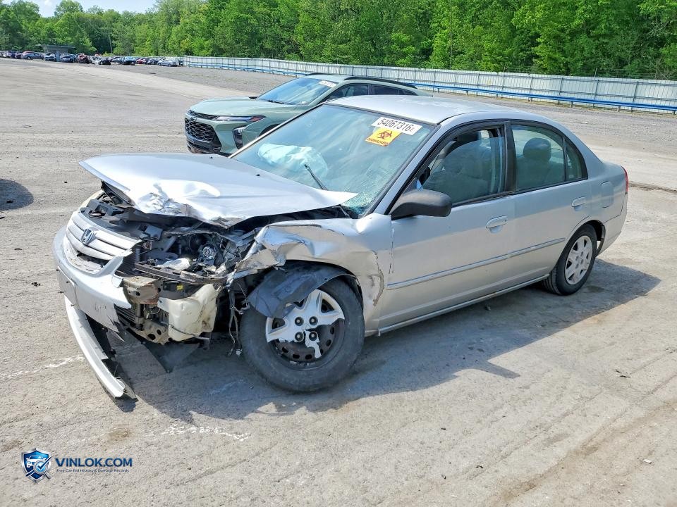 2003 HONDA CIVIC LX – Lot 54067316 auction photo