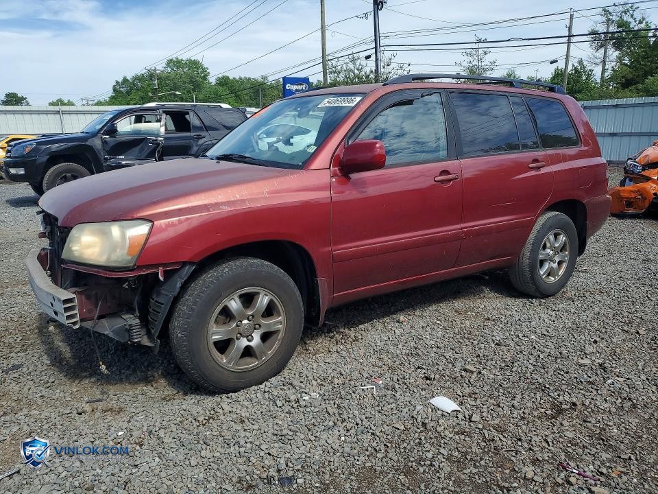 2006 TOYOTA HIGHLANDER LIMITED – Lot 54069996 auction photo