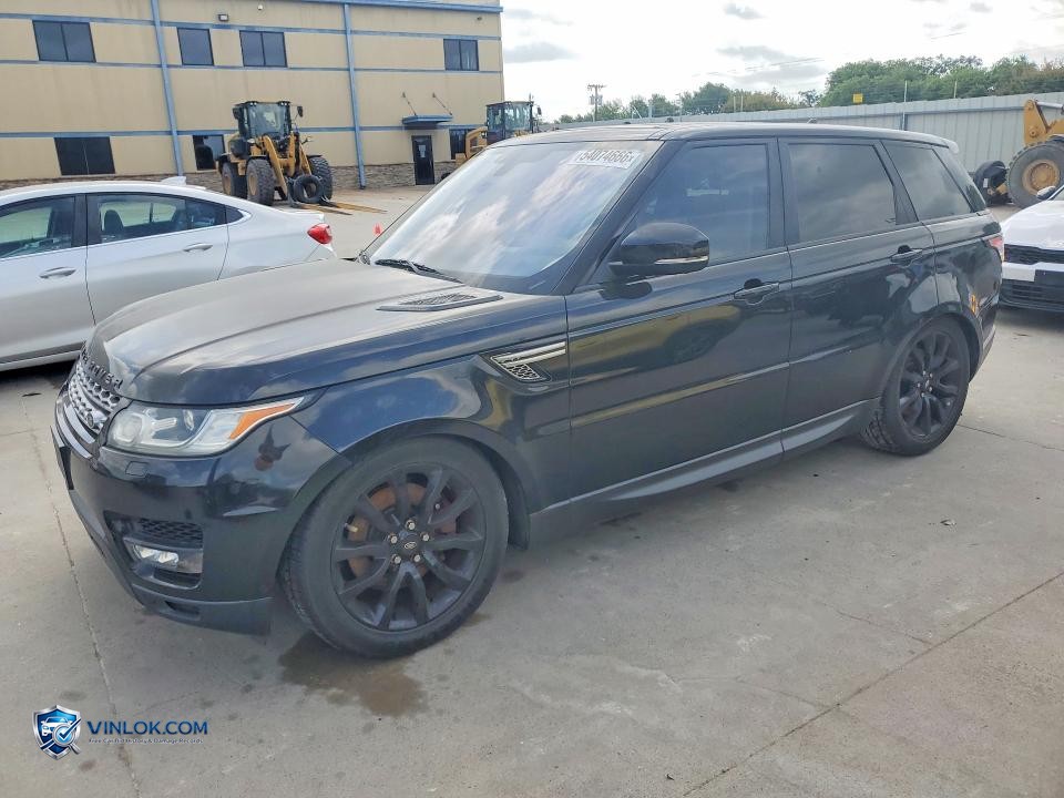 2016 LAND ROVER RANGE ROVER SPORT HSE – Lot 54074666 auction photo