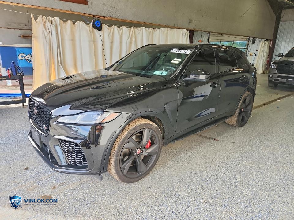 2022 JAGUAR F-PACE SVR – Lot 54074926 auction photo