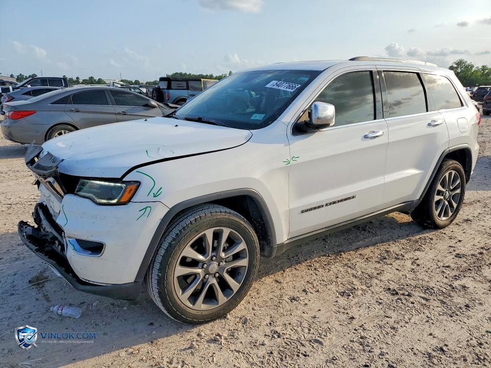 2018 JEEP GRAND CHEROKEE LIMITED – Lot 54077666 auction photo
