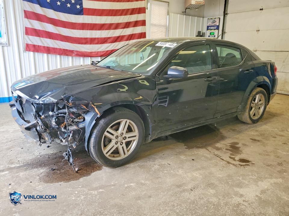 2013 DODGE AVENGER SXT – Lot 54080646 auction photo