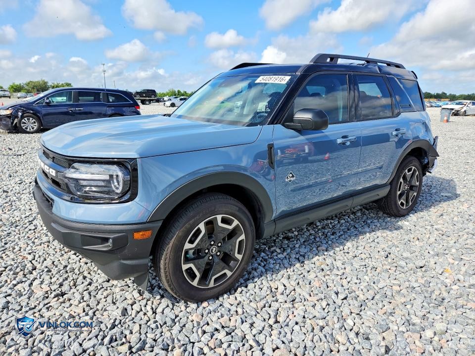 2024 FORD BRONCO SPORT OUTER BANKS – Lot 54081916 auction photo