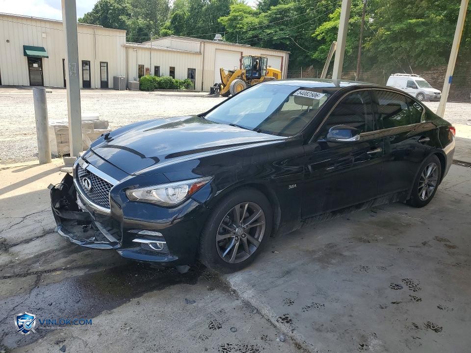 2017 INFINITI Q50 3.0T SIGNATURE EDITION – Lot 54082506 auction photo