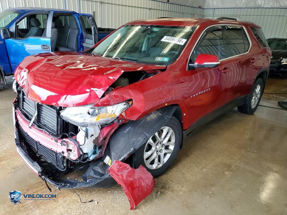 2018 CHEVROLET TRAVERSE LT – Lot 54096796 auction photo