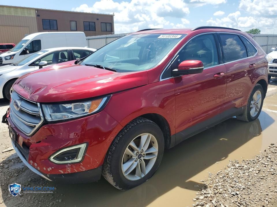 2015 FORD EDGE SEL – Lot 54100366 auction photo