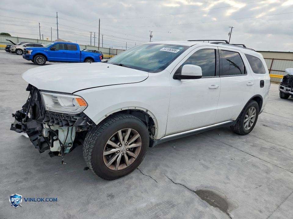 2017 DODGE DURANGO SXT – Lot 54106586 auction photo