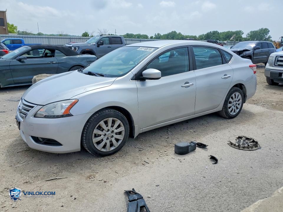 2013 NISSAN SENTRA S – Lot 54110616 auction photo