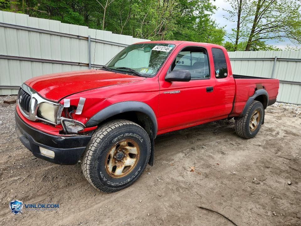 2002 TOYOTA TACOMA XTRACAB – Lot 54112146 auction photo