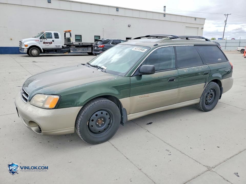 2000 SUBARU LEGACY OUTBACK – Lot 54115946 auction photo