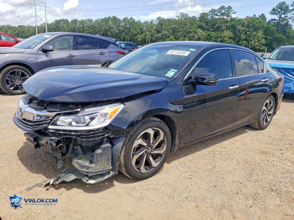 2017 HONDA ACCORD EXL – Lot 54116536 auction photo