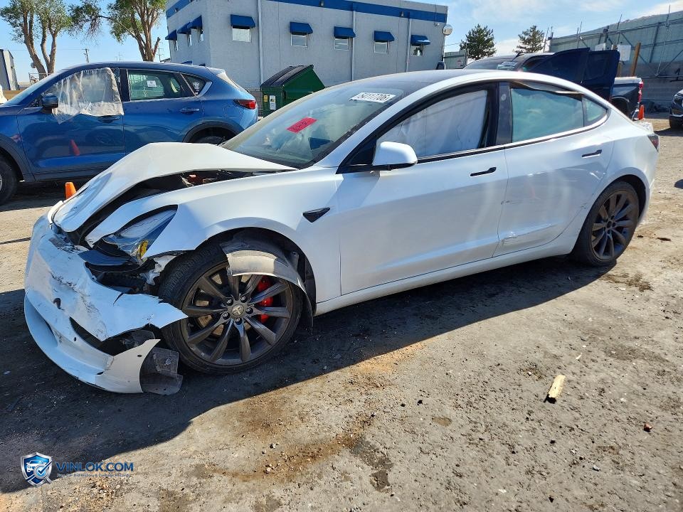 2021 TESLA MODEL 3 – Lot 54117706 auction photo
