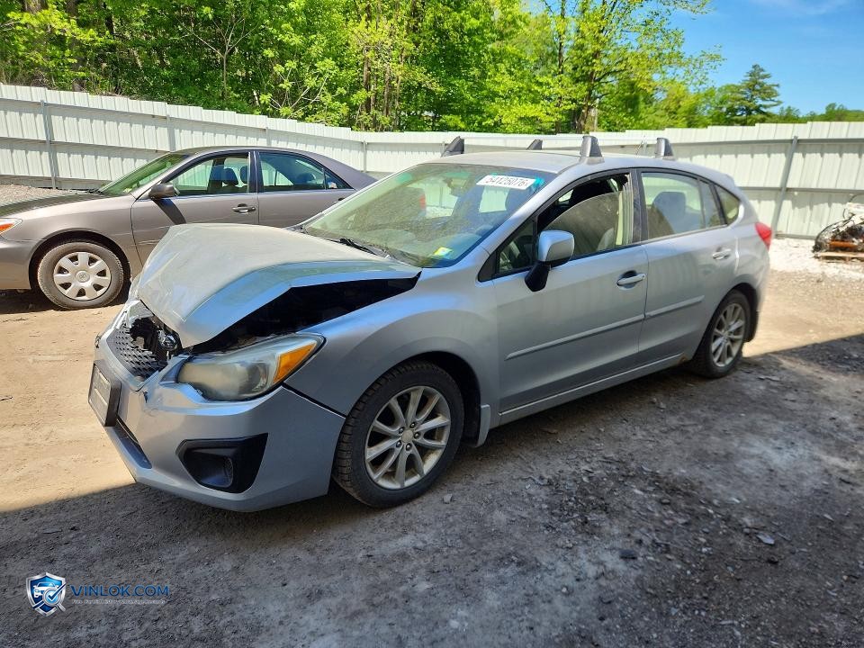 2012 SUBARU IMPREZA PREMIUM – Lot 54125076 auction photo
