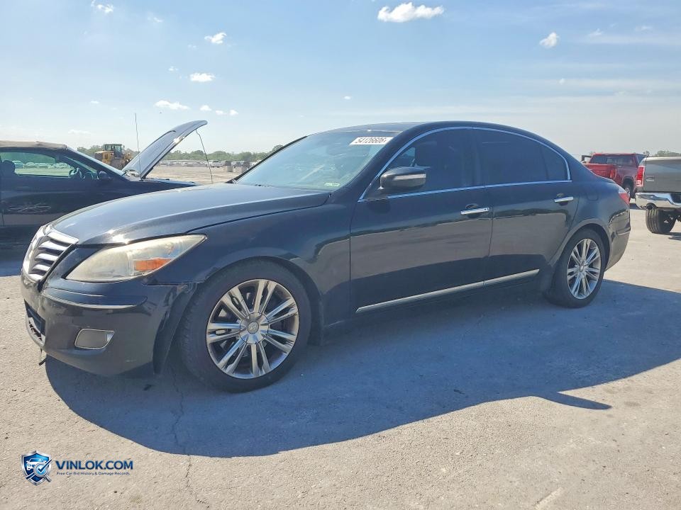 2011 HYUNDAI GENESIS 4.6L – Lot 54126606 auction photo