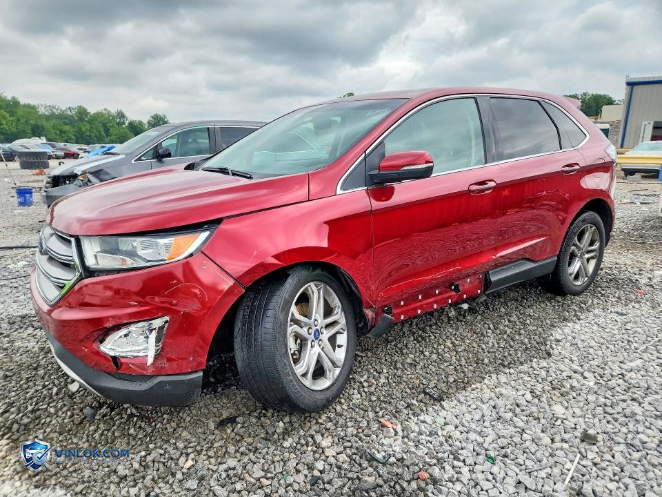 2017 FORD EDGE TITANIUM – Lot 54130886 auction photo
