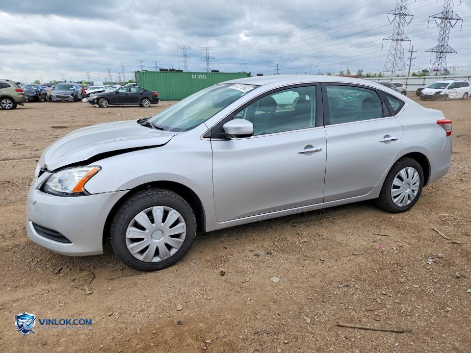 2015 NISSAN SENTRA SV – Lot 54132086 auction photo
