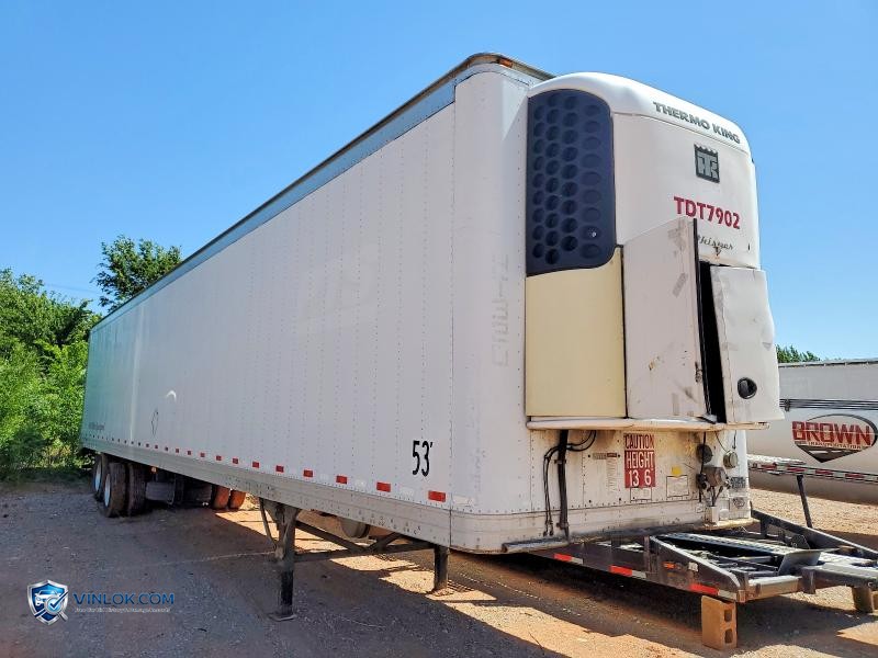 2008 GREAT DANE 7011TZ-1A*SLT REFRIGERATED VAN TRAI – Lot 54136136 auction photo