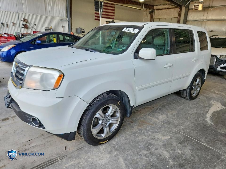 2012 HONDA PILOT EXL – Lot 54148786 auction photo