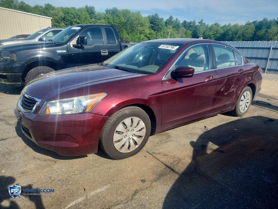 2010 HONDA ACCORD LX – Lot 54150796 auction photo