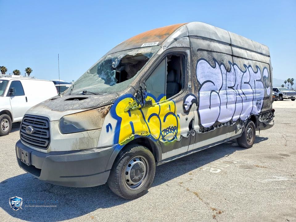 2015 FORD TRANSIT 350 DELIVERY VAN – Lot 54153476 auction photo