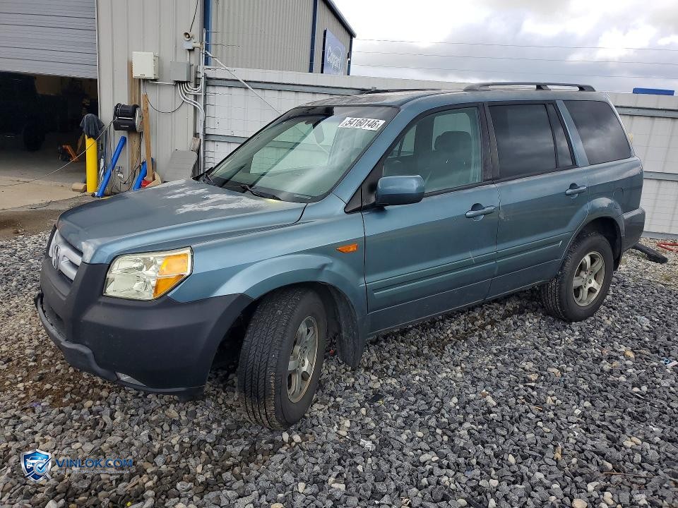 2008 HONDA PILOT EXL – Lot 54160146 auction photo